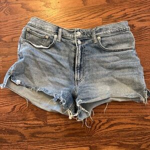 Lucky Brand Blue Vintage Distressed Jean Shorts